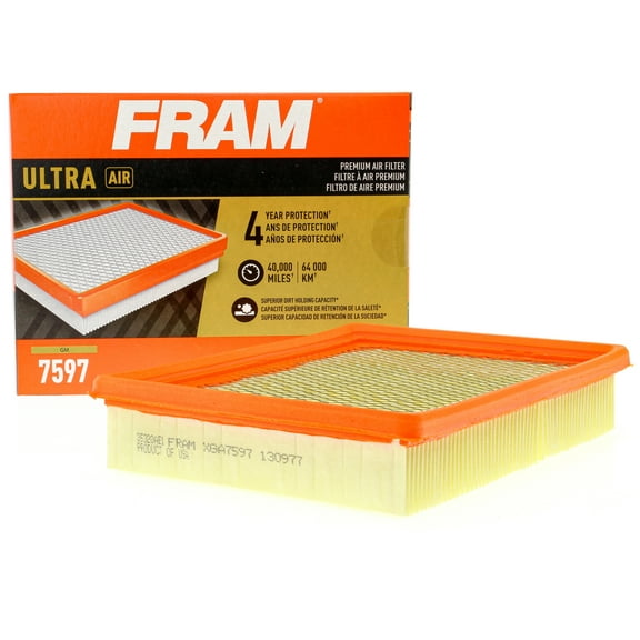 FRAM Ultra Air XGA7597, Premium Engine Air Filter, Replacement Filter for Select GM Vehicles Fits select: 2004-2008 CHEVROLET MALIBU, 2005-2008 CHEVROLET UPLANDER