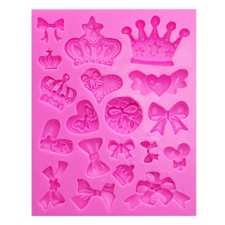 

Cookie Cutter Fondant Cake Mold Food-Grade Silicone Christmas Cookie Cutter Moulds Crown Bow-knot Cute Shape Baking Tool