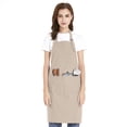 thumbnail image 1 of TOPTIE Cotton Canvas Adjustable Chef Kitchen Apron with Two Front Pockets, 24"W x 29 1/2"L, 1 of 6