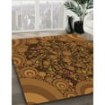 thumbnail image 2 of Ahgly Company Indoor Rectangle Patterned Blood Red Brown Area Rugs, 7' x 10', 2 of 6