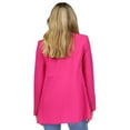 thumbnail image 2 of Michael Kors Womens Two-Button Mensy Blazer Black B4HP (Regular,16,Pink), 2 of 4