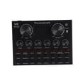 thumbnail image 1 of Sound Mixer Board Digital Display BT2.1 External Live Sound Card 2.1 Channel for Live Streaming Black 5V, 1 of 7
