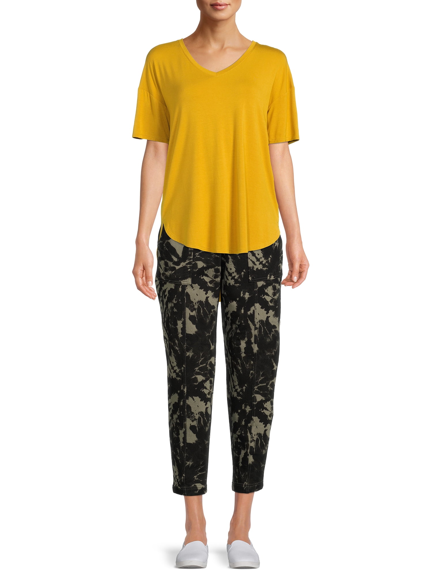 Time and Tru Women's Print Sweatpants