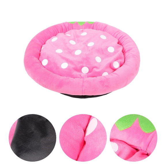 Amosfun Soft and Watermelon Bed Cozy for Small Puppies and Dogs