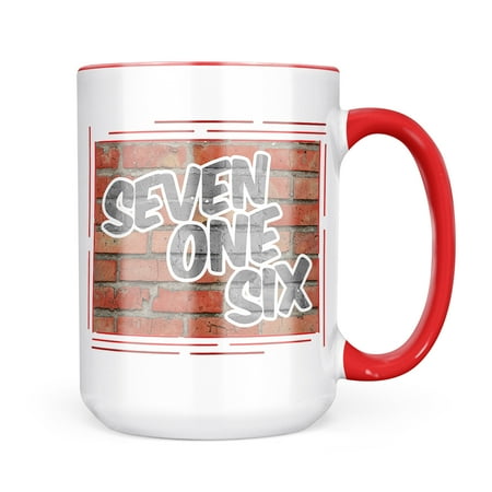 

Neonblond 716 Buffalo NY brick Mug gift for Coffee Tea lovers