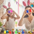 thumbnail image 3 of Ounissouiy 12 Uds. De huevos de Pascua, artesanías de moda, juguetes de huevos, decoraciones multifuncionales, suministros para fiestas, regalo Kits de decoración para fiestas, 3 of 6