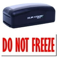 thumbnail image 1 of Large Pre-Inked Do Not Freeze Stamp, Slim 1854, Ultra Slim Design, Impression Size 1-13/16" by 2-1/2", Up to 25,000 Impressions - Red Ink, 1 of 10