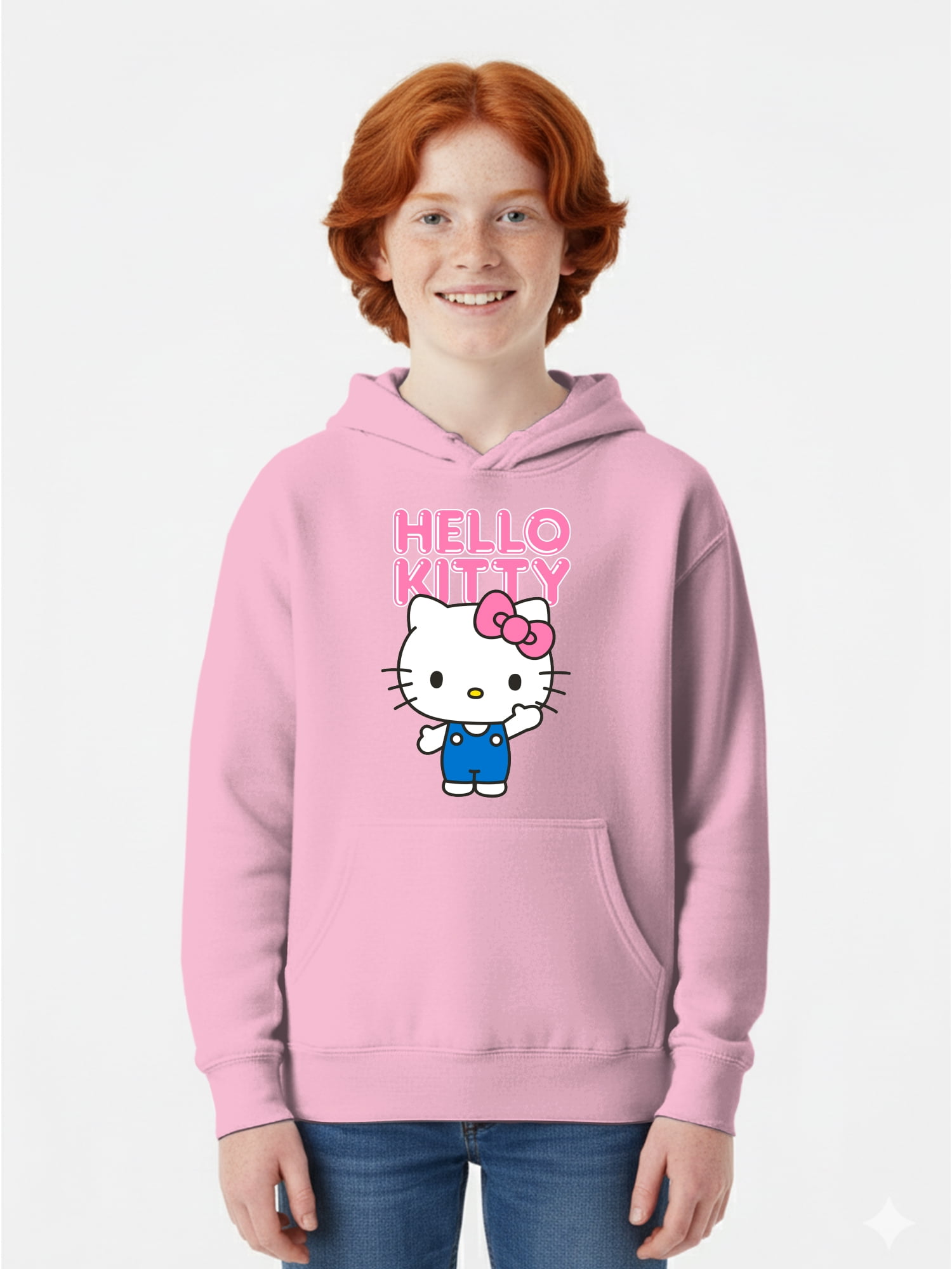 Sanrio Kids Graphic Fleece Hoodie, Hello, Sizes 4-18