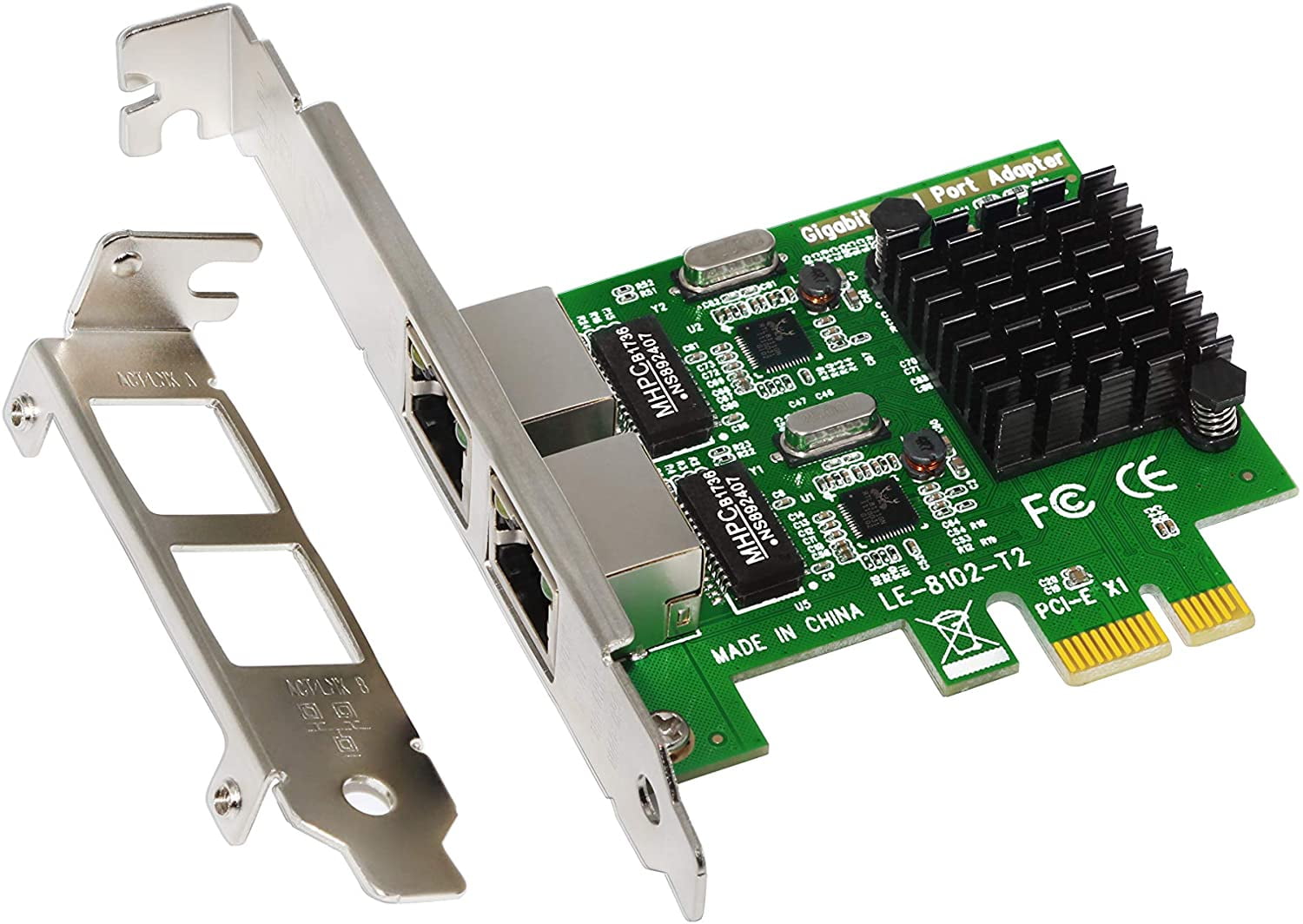 Padarsey RJ45 x 2 Gigabit LAN,Gigabit PCI Express PCIE