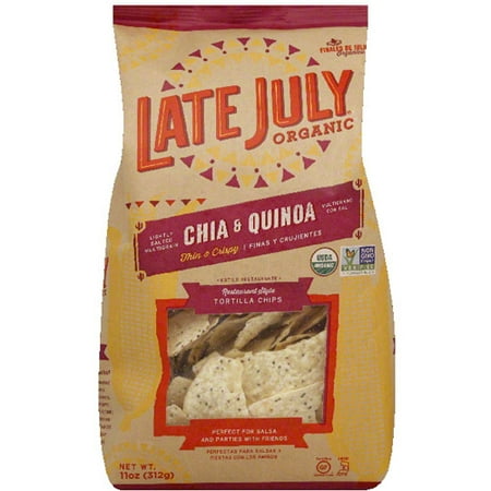 late july chips quinoa organic tortilla chia oz pack restaurant style