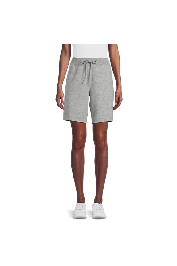 Women's and Women's Plus French Terry Bermuda Shorts, Sizes XS-4X