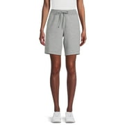 Athletic Works Women's and Women's Plus French Terry Bermuda Shorts, Sizes XS-4X