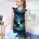 thumbnail image 4 of Balery Night Sky Forest Bald Eagle Camisón de princesa para niñas, pijama de algodón con mangas abullonadas, suave y bonito.-Large, 4 of 6