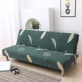 thumbnail image 2 of Funda elástica para sofá cama con diseño floral, sin reposabrazos, con todo incluido, antiarañazos, para sofá de 3 plazas, para sala de estar, 2 of 4