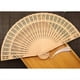 thumbnail image 3 of Abanico Plegable Tallado A Mano para Fiesta, Boda, Moda, , Madera, Vintage, , Antigüedad A, 3 of 5