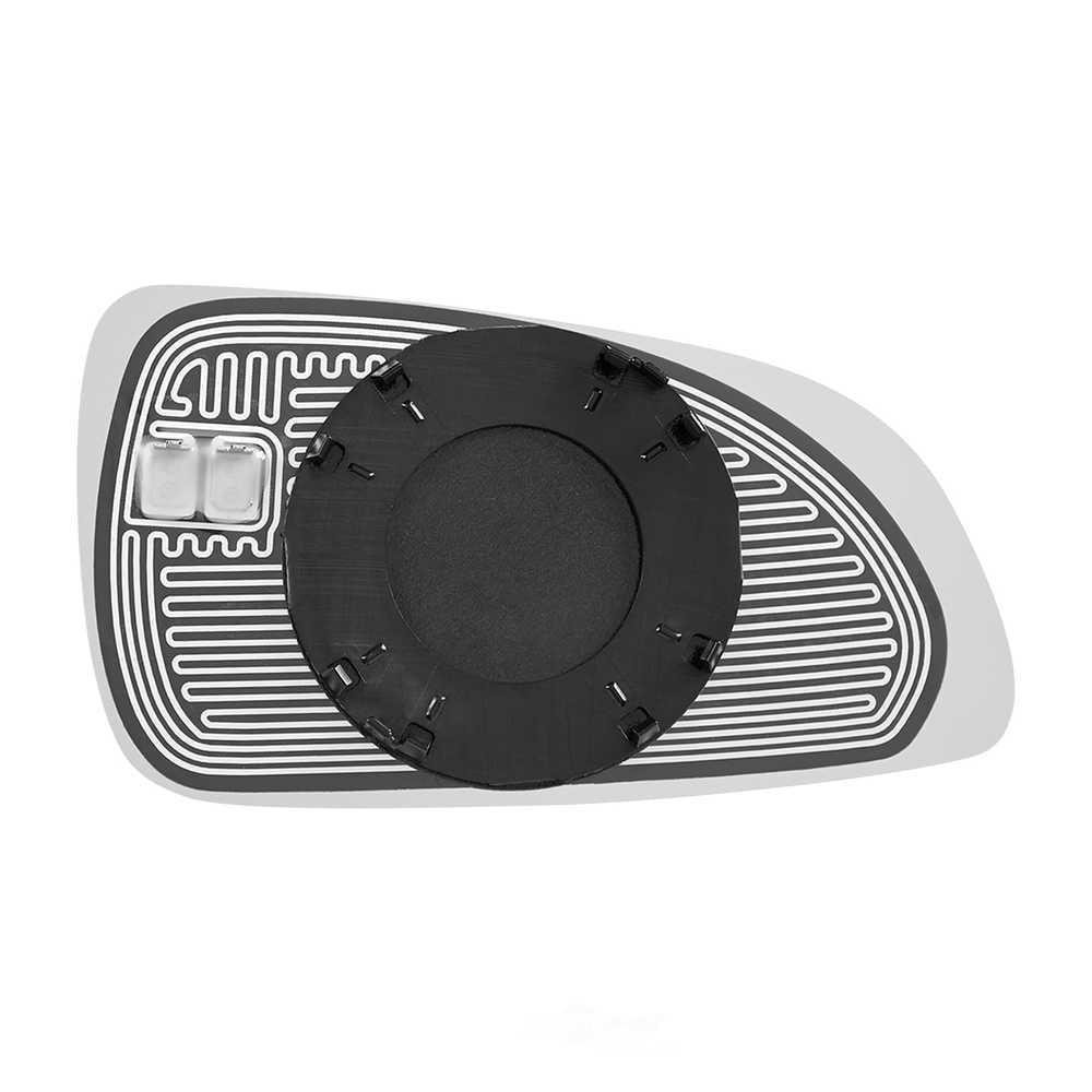 Burco Side View Mirror Replacement Glass with Motor Mount Plate - Clear Glass - 4274HRSG