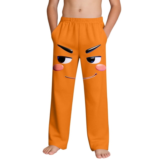Pantalons pour Enfants Filles pour Femmes Pantalons de Plage Décontractés avec Poches 100 % Polyester