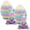 Rainbow, variant on 3D Printed Bunny Surprise Eggs, 4.3” Prefilled Easter Egg with Articulated Bunny Fidget Toys, Easter Egg Toy Basket Stuffers for Kids, 2-Pack