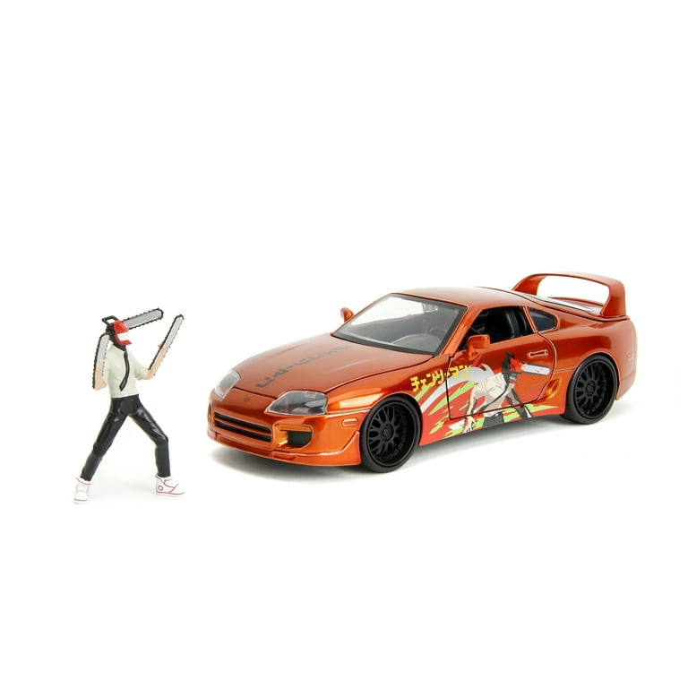 Chainsaw Man - Anime HWR 1995 Toyota Supra – 1:24 Diecast Car by