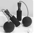 thumbnail image 6 of Adult Weighted Skipping Rope with Heavy Steel Cable Professional Sports Jump Rope With Heavy Balls Indoor Jumping Rope, 6 of 8