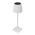 thumbnail image 3 of Cordless Table Lamp Pleated Lampshade Rechargeable LED Lamp Home Decoration for Reading White, 3 of 10