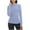 Blue（Thicken）, variant on Coorders Women's Thermal Fleece Top, Stretch Fleece Women's Long Sleeve Turtleneck Base Layer Top,Red,Size XXL