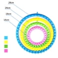 thumbnail image 4 of 4PCS Knitting Loom 4 Sizes Handmade DIY Round Loom Knit Loom with Pick Needle, 4 of 10