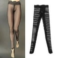 thumbnail image 3 of Pantimedias de Femenino 1/12 para Accesorios de Ropa Corporal Negro Sunnimix figuras de acción pantimedias, 3 of 8