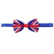 thumbnail image 5 of Pajarita novedosa para hombre, traje de moda con bandera del Reino Unido, pajarita grande, lazo patriótico, corbata para mujer (Reino Unido), 5 of 8