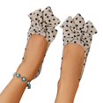thumbnail image 6 of Willtoo Women Polka Dot Bow Ballet Flats Square Toe Shallow Slip On Mary Jane Shoes Lightweight Soft Sole Fashion Casual Flat Shoes, 6 of 6