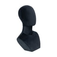 thumbnail image 2 of Organizador de busto de maniquí para joyería, centro comercial, auriculares, soporte de exhibición de pelucas negro, 2 of 9