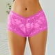 thumbnail image 2 of Gibobby Calzones para mujer sexy Ropa interior de mujer Bragas de encaje sexy Estiramiento Hipster Calzoncillos Ropa interior Señora Ropa interior(Rosa caliente,G), 2 of 5