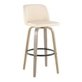 thumbnail image 4 of Toriano 30" Fixed-Height Bar Stool, Bar Chairs, Swivel Bar Stools, Bar Stools Set of 2, 4 of 6