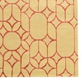 thumbnail image 2 of Aspire Wool Area Rug 8x11 Ivory Coral Handtufted Thick Plush Wool, 2 of 7