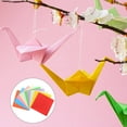 thumbnail image 4 of WASHWEPE 100Pcs Multicolor Origami Paper for Office DIY Creative Crafting with Easy Folding and Decorative Use, 4 of 8