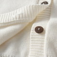 thumbnail image 6 of JIAYUE Tops for Boys Girls Knit Cardigan Heart Pattern Round Neck Button Front For Kids Cute Spring Wear, 6 of 7