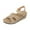 Khaki, variant on CQONEPT Wedge Sandals for Women Dressy, Flower Sandals Summer Comfortable Low Heel Sandal, Open Toe Walking Orthopedic Sandals Brown Size 8