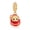 Lucky Red Enamel Lamb, variant on 925 Sterling Silver Golden Wizard Bunny Dangle Charm for Bracelet Charms Necklace Pendants Jewelry