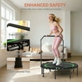 thumbnail image 5 of GVN 48" Trampoline with Adjustable Handle Bar, Outdoor Trampoline for Adults, Indoor, Outdoor, Green, 5 of 6