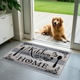 thumbnail image 2 of MeyJey Farmhouse Kitchen Rug Set, 3 Piece Non-Slip Kitchen Mat Machine Washable Runner Rug for Home Floor and Living Room, Gray/Beige, 2 of 14