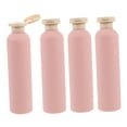 thumbnail image 6 of FELTECHELECTR Empty Shampoo And Conditioner Bottles Pink Pe 4Pcs Reusable Squeeze Bottle With Flip Cap, 6 of 8