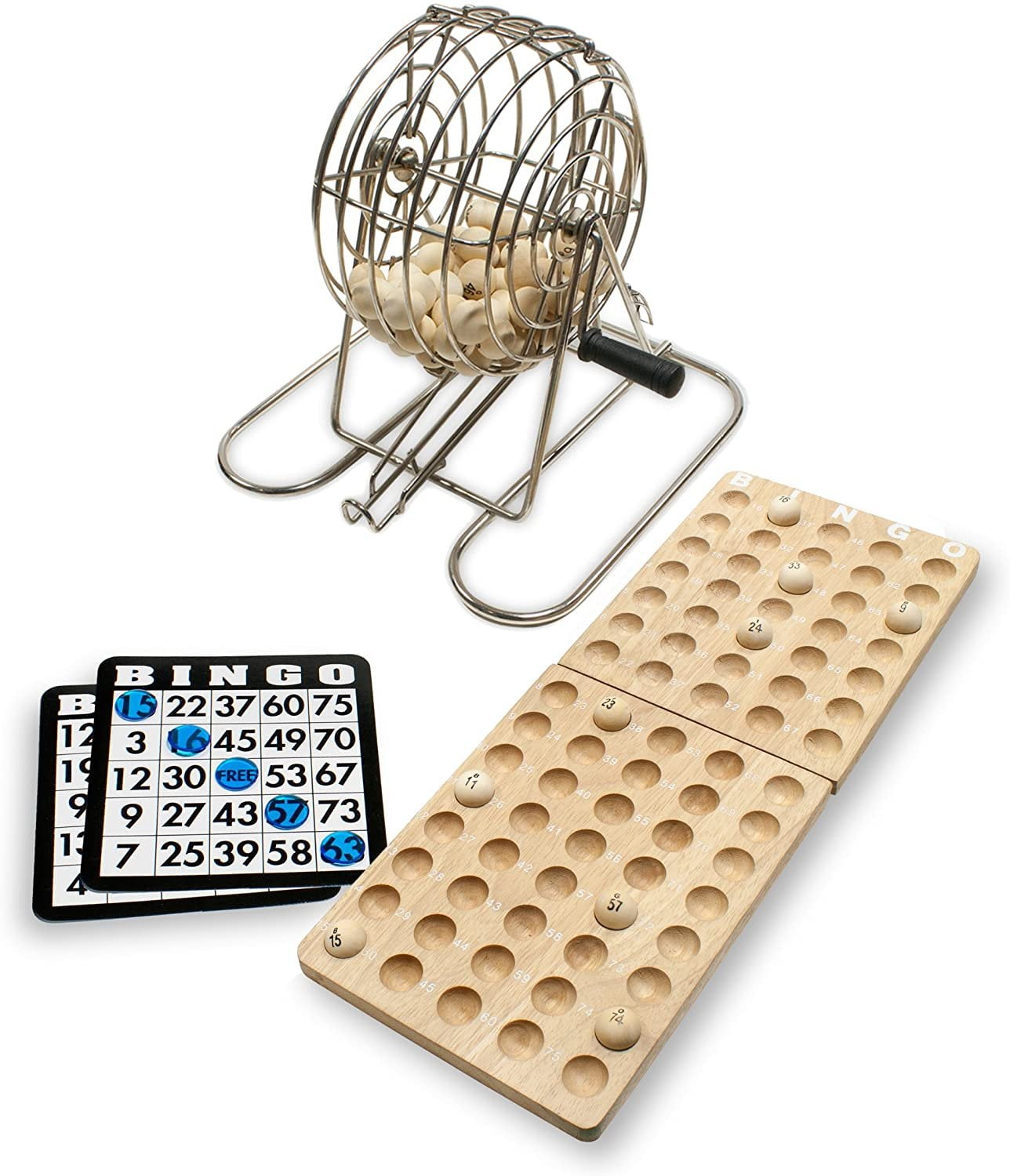 Wood Bingo Balls - Set Of 75 - Walmart.com