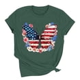 thumbnail image 4 of Vetsdori Short Sleeve T Shirts for Women Patriotic Red White and Blue Pullover July 4th Independence Day USA Years Anniversary Crew Neck,Casual Summer Womens Tops Graphic, 4 of 7