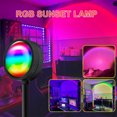 thumbnail image 3 of RGB Sunset Atmospheres Lamp Adjustable Sunset Projection Light USB LEDs Night Light with Remote Controller for Bedroom Decoration, 3 of 7