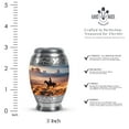 thumbnail image 2 of MUKTIVE Cowboys Decorative Cremation Urns for Human Ashes Keepsake - Desert Small Funeral Urn for Adult Human Ashes Men - Handcrafted Cremains Containers - Handcrafted Memorial Gift for Loss (3 Inch), 2 of 7