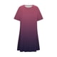 thumbnail image 5 of Vestido de Manga Corta para las Mujeres Casual Impreso Cuello Redondo, Vestido de las Señoras para la Primavera Y el Verano de Uso Diario, 5 of 9