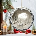 thumbnail image 2 of Nmdmisc Christmas Reindeer Round Acrylic Flat Pendant,Christmas Tree Decorations Reindeer Hanging Ornament,Christmas Festive Tree Car Wall Decorations for Christmas Party Scene Layout, 2 of 5