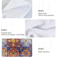 thumbnail image 5 of SKYSONIC Hanging Kitchen Towel 12 x 17 Inch Square Petal Pattern Towel Set 2 Pieces of Dry Towels for Kitchen, Bathroom, Laundry Room Table, 5 of 7