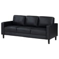 thumbnail image 4 of Ruth Upholstered Track Arm Sofa Black, 4 of 10