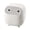 White-17cmx17cm, variant on SUYOLL Cute Press Type Mini Desktop Trash Can Double Layer With Lid For Home Office Small Spaces Green